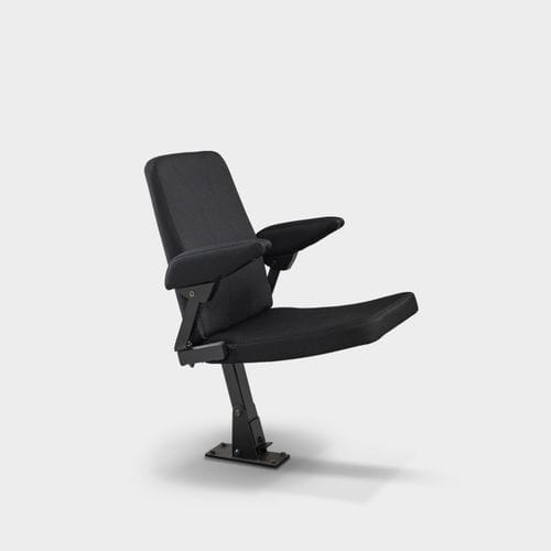 Chaise d'auditorium contemporaine - GALANT - Jezet Seating - d'intérieur / en tissu ignifuge / avec piètement en métal peint