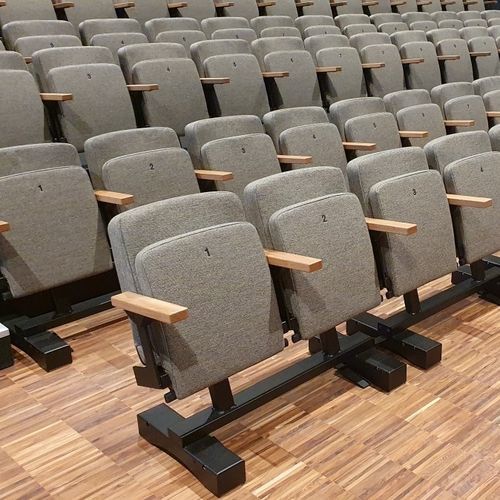 Chaise d'auditorium contemporaine - Galant - X - Jezet Seating - d'intérieur / en tissu ignifuge / avec piètement en métal peint
