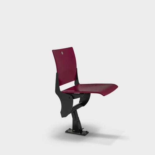 Chaise d'auditorium contemporaine - Polar - Jezet Seating - d'intérieur / en bois / avec piètement en métal peint