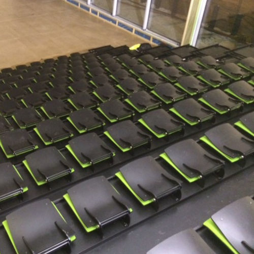 Chaise d'auditorium contemporaine - Phoenix Comfort - Jezet Seating - d'intérieur / en tissu ignifuge / tapissée