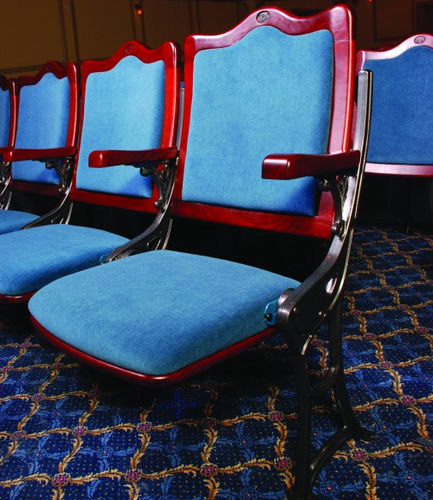 Chaise d'auditorium contemporaine - Acanthus - Jezet Seating - d'intérieur / en tissu ignifuge / en hêtre