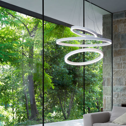 Luminaire suspendu - GAVIN - OLEV S.r.l. - à LED / rond / en métal