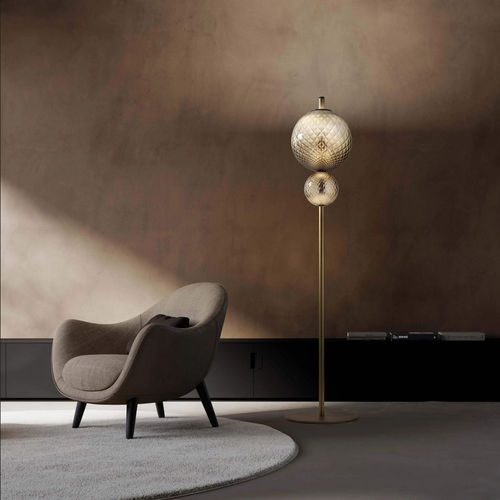 Lampe sur pied - TERRA&LUNA - OLEV S.r.l. - en aluminium / en fer / en verre soufflé