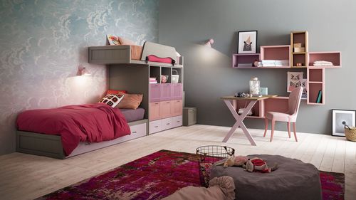 Chambre d'enfant en bois - EVERY DAY ROOM 6 - Callesella - pour fille