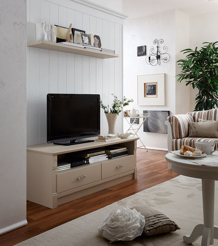 Ensemble TV mural classique - ITALIAN MOOD - Callesella - en bois