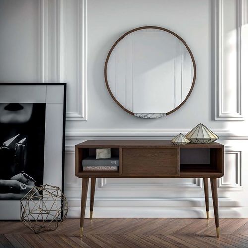 Console contemporaine - MILAN 2019 - Callesella - en bois / rectangulaire / avec rangement