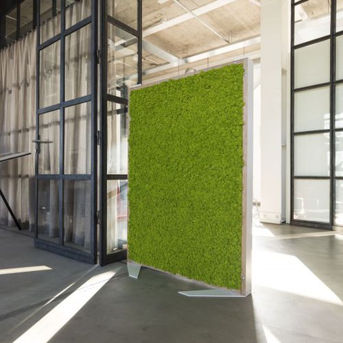 Mur végétal en panneau modulaire - VARIOGREEN - FlowerArt GmbH - en mousse boule / d'intérieur / acoustique