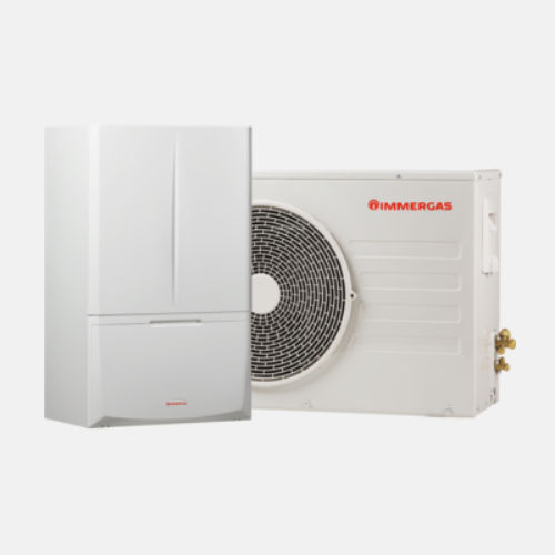 Pompe à chaleur air/eau - MAGIS COMBO 9 V2 - immergas - résidentielle / d'extérieur / split
