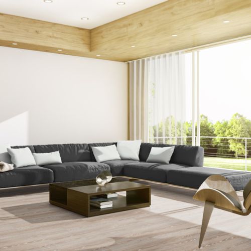 Voilage uni - FARINA 3001 - ado goldkante - en polyester / lavable / transparent