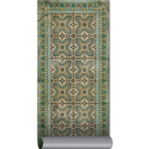 Tapis contemporain - SABI WABI – B1- AN - BEIJA FLOR - géométrique / en vinyle / rectangulaire