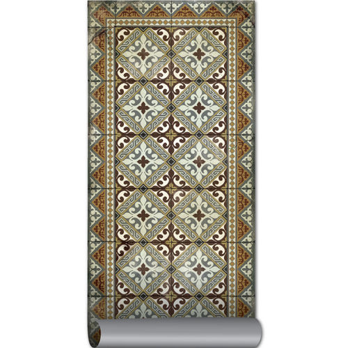 Tapis contemporain - WABI SABI -L1-AN - BEIJA FLOR - géométrique / en vinyle / rectangulaire