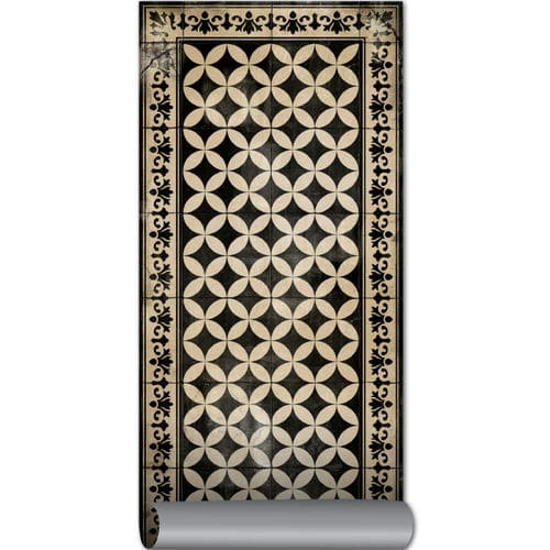 Tapis contemporain - WABI SABI- SO1-AN - BEIJA FLOR - géométrique / en vinyle / rectangulaire
