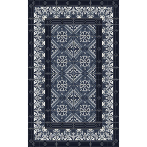 Tapis contemporain - FLORA BELLA – FB3 - BEIJA FLOR - géométrique / en vinyle / rectangulaire