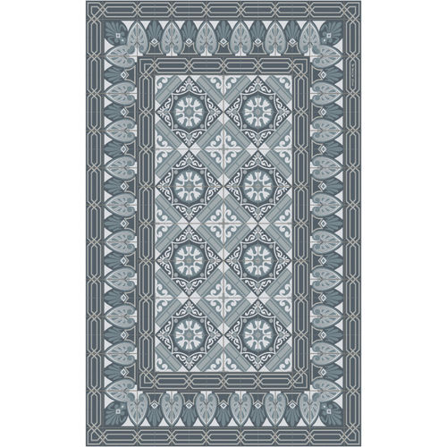 Tapis contemporain - FLORA BELLA – FB4 - BEIJA FLOR - géométrique / en vinyle / rectangulaire