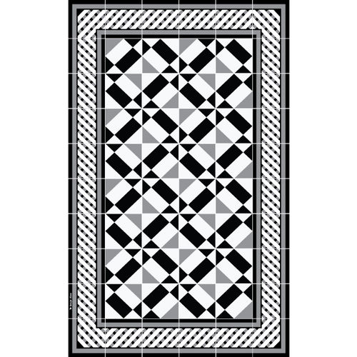 Tapis contemporain - BAUHAUS – BA9 - BEIJA FLOR - géométrique / en vinyle / rectangulaire