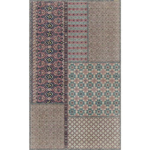 Tapis contemporain - INCA – INC4 - BEIJA FLOR - patchwork / en vinyle / en laine