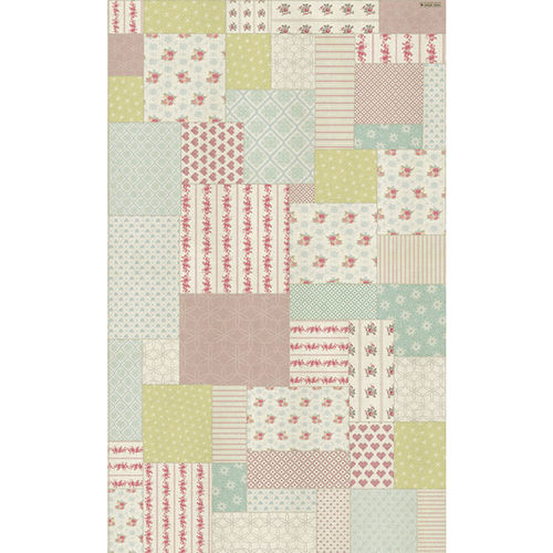 Tapis contemporain - MARIE LOUISE – ML1 - BEIJA FLOR - patchwork / en vinyle / rectangulaire