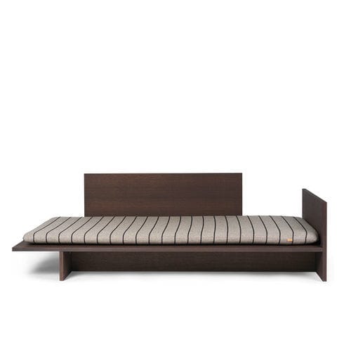 Lit simple - Kona - Ferm Living - contemporain / avec tête de lit / sur mesure