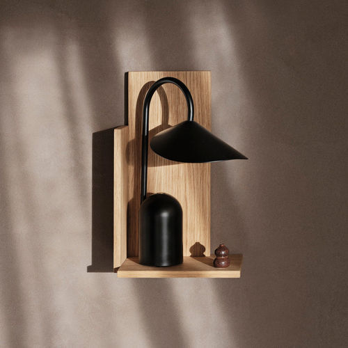 Étagère murale - Stagger  - Ferm Living - design minimaliste / en chêne / en MDF
