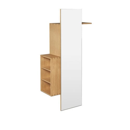 Meuble d'entrée contemporain - Bon - Ferm Living - mural / en chêne / avec rangement