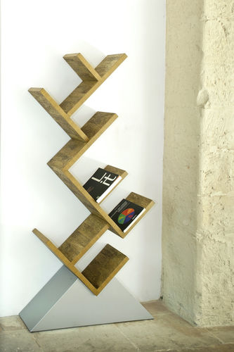 Bibliothèque design original - ALBERO - SIKALINDI - en bois / en bois massif