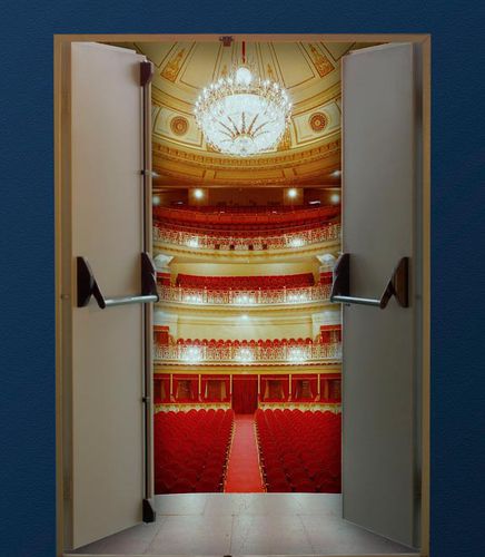Porte acoustique - Asturmadi - d'intérieur / en acier galvanisé / en tôle d'acier