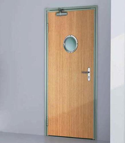 Porte en bois - DECORA - Asturmadi - d'intérieur / en acier galvanisé / en tôle d'acier