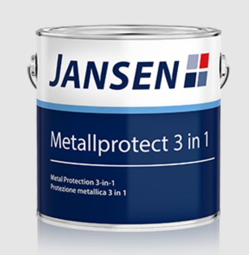 Peinture anticorrosion - 3 IN 1 - jansen - de protection / décorative / de finition