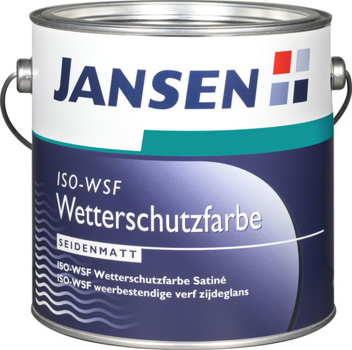 Peinture de protection - ISO-WSF - jansen - de finition / de revêtement / d'extérieur