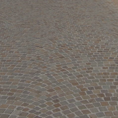 Pavé en porphyre - UNI EN 1342 - Italporphyry - piéton / pour espace public