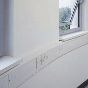 Goulotte de câblage en aluminium - Marshall-Tufflex - en acier / de plafond / murale