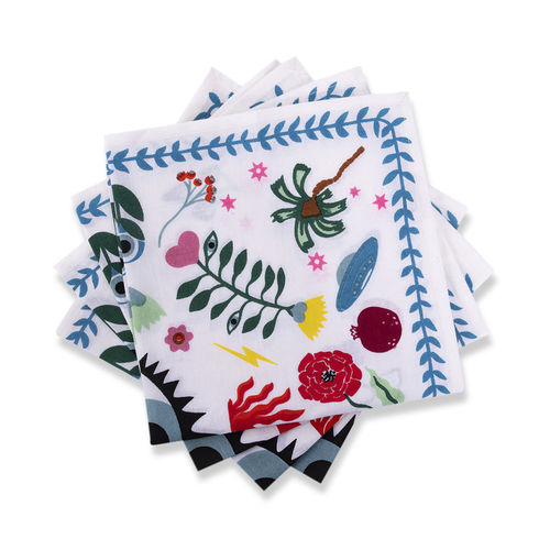 Serviette de table à dîner - NAMMOS BRIGHT GRAPHIC SUMMER  - Nina Campbell - à motif / décorative