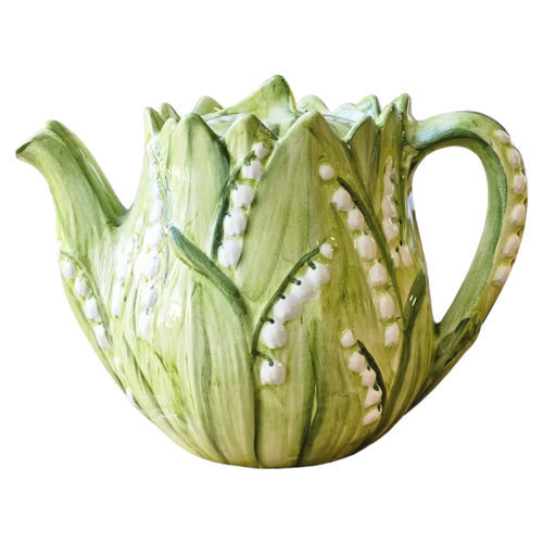 Théière en céramique - LILY OF THE VALLEY   - Nina Campbell - professionnelle