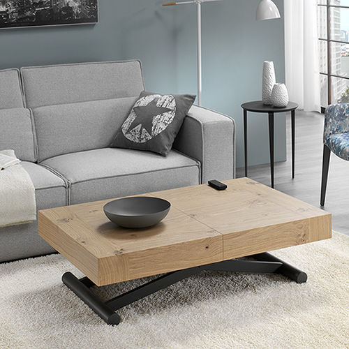 Table basse contemporaine - ACTIVA - Indesan - en chêne / en noyer / en bois massif