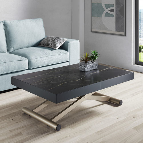 Table basse contemporaine - ACTIVA+ - Indesan - en bois / en céramique / en mélaminé