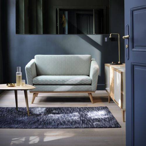 Canapé contemporain - 120 - Red Edition - en tissu / gris / bleu
