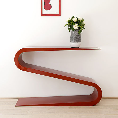 Console contemporaine - COBRA - R&J Luxe Furniture - en acier / avec piètement en acier / rectangulaire