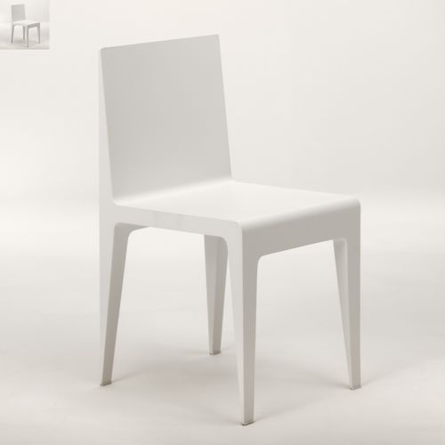 Chaise contemporaine - SENTA - R&J Luxe Furniture - d'intérieur / en aluminium / en tôle perforée