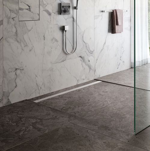 Caniveau de douche en acier inoxydable brossé - MODULO DESIGN Z-2 - ESS Easy Drain - haute résistance