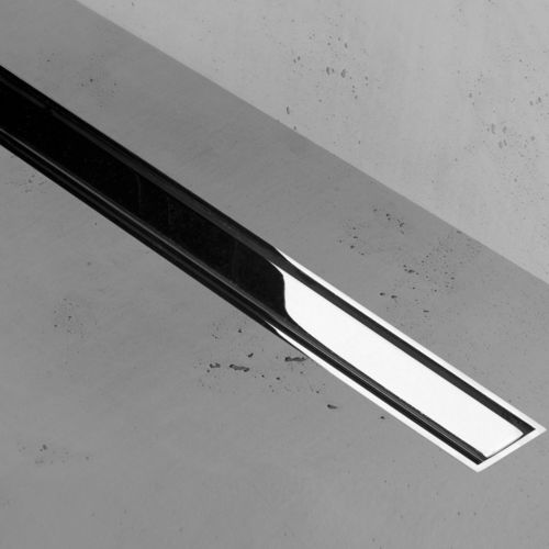 Caniveau de douche en acier inox - XS-Z1P-P-500 / XS-ROH-500 - ESS Easy Drain - haute résistance