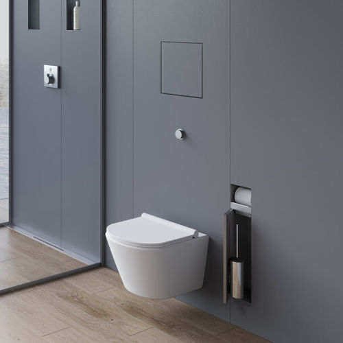 Porte brosse de toilettes en inox - TCL-9 - ESS Easy Drain - encastrable / pour hôtel