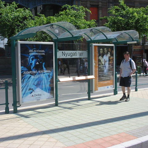 Abribus en polycarbonate - K2 - Euroelement Ltd. - en métal