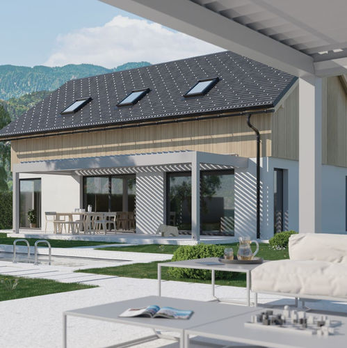 Pergola autoportée - Ultra  - Pirnar - adossée / en métal / à lames orientables