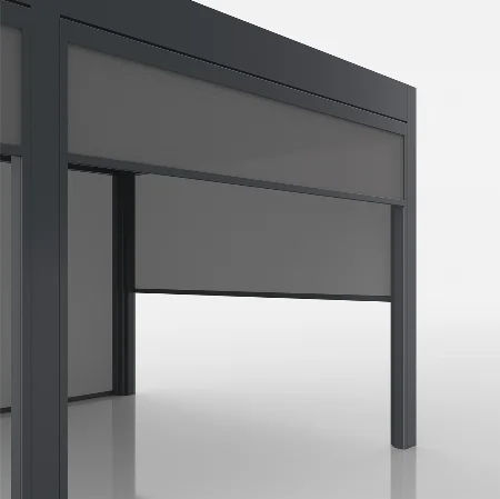 Store enrouleur à cassette - ZIP  - Pirnar - pour pergola / en toile / d'extérieur