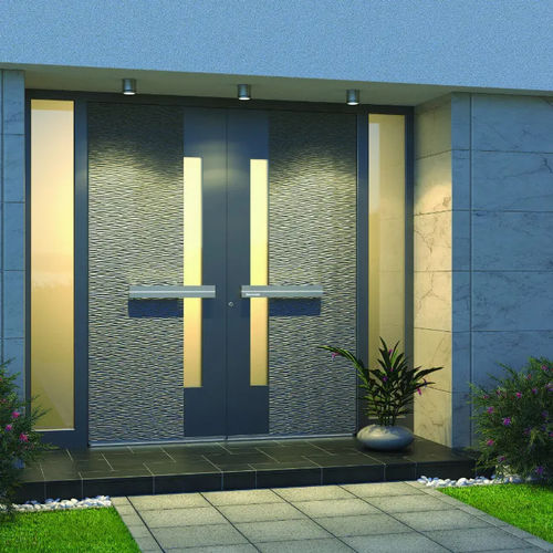 Porte d'entrée - Premium 0167CC - Pirnar - en aluminium / battante / contemporaine