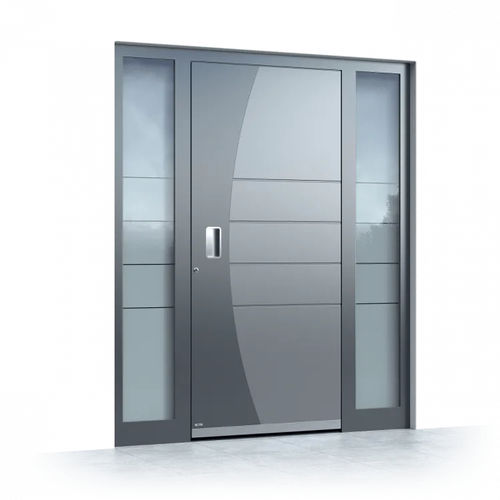 Porte d'entrée - Premium 1860CC - Pirnar - en aluminium / battante / contemporaine