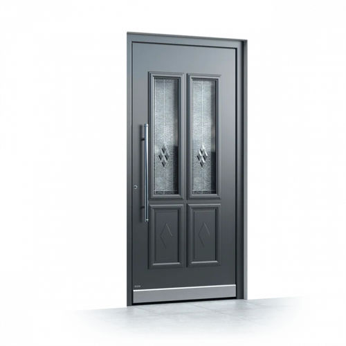 Porte d'entrée - Classico 3210CC - Pirnar - en aluminium / en inox / battante