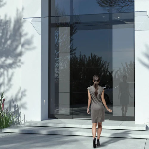 Porte d'entrée - Ultimum Pure 611 A GLASS - Pirnar - en aluminium / en fibre de carbone / en verre trempé