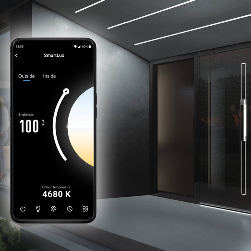 Application mobile de gestion d'éclairage - SmartLux  - Pirnar - pour installation domotique / Androïd / pour smartphone
