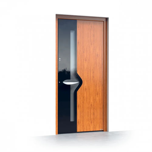 Porte d'entrée - Premium 0180CC - Pirnar - en bois / en aluminium / avec verre de sécurité